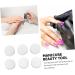 Ipetboom Silicone Nail Stamper Replacement 6pcs Nail Art Silicone Stamp Single Silica Gel Seal Silicone Stamper Replacement 2.30X2.30X1.20CM Transparent Color - Buy Online on GoSupps.com
