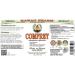 Organic Comfrey Leaf Glycerite 2 oz - Alcohol-Free Liquid Extract by Hawaii Pharm | Natural Herbal Supplement - Buy Online on GoSupps.com