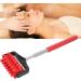 Adjustable Telescopic Back Massage Roller - Relief for Muscle Fatigue & Pain | Portable Manual Massage Device for Men & Women (22cm-59cm Red) - Buy Online on GoSupps.com