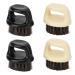 Ankle beard brush 4 pieces of ankle brush for hairdressers professional soft bristles barber beard brush neck face face mustache brush for men styling