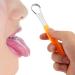 2 x stainless steel tongue scraper for adults and children oral care hygiene combats bad breath