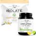 Muscle Feast Isolate + Creatine Candy Bundle: 1 Whey Protein Isolate (Vanilla 5lb) + 1 Creatine Candy (Lemon Lime 360) | Premium Supplements Vegetarian Gluten Free
