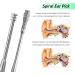 8 Pcs Ear Pick Set - Stainless Steel Earwax Removal Kit with Cleaning Brush & Storage Box - Buy Online on GoSupps.com