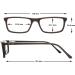 Edison & King 7th Day Business Reading Glasses - Premium Brown +2.50 dpt with Blue Light Protection - International Shipping Available - Buy Online on GoSupps.com