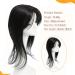 18 Thinning Hair Topper for Women - Soft Hair Extensions with Big Base - Clip-in Hair Piece for Hair Loss - 1B# Color - Buy Online on GoSupps.com