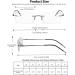 Buy Photochromic Multifocal Progressive Reading Glasses - Blue Light Blocking Rimless Diamond Cut UV Protection - 2.0x for Men & Women - Buy Online on GoSupps.com