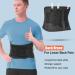 Lumbar Support Belt for Men and Women - Relieve Back Pain, Sciatica, Herniated Disc - Adjustable, Breathable Brace for Heavy Lifting - Injury Prevention - Pure Black (PB L) - Buy Online on GoSupps.com