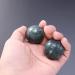 Fascia Roll & Baoding Balls Set - Black Exercise & Massage Balls for Stress Relief & Hand Therapy - Buy Online on GoSupps.com