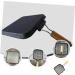 LIFKOME Frying Pan Mini Stove Camping Griddle Square Griddle Pan Stainless Steel Roasting Pan Folding Cooking Pot Square Egg Pan Camping Cookware Egg Cookers Wok Outdoor - Buy Online on GoSupps.com