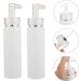 FRCOLOR 2pcs 200ml Plastic Pump Dispenser Bottles for Lotion Massage Oil Shampoo Empty Containers Refillable Liquid Accessories - Buy Online on GoSupps.com