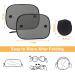 FRECOO Sun Visor Car - Universal UV Protection for Children & Pets | 51x31 cm (2 Pieces) with Suction Cups - Buy Online on GoSupps.com