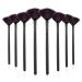 8 Pieces Soft Facial Fan Brushes Blush Foundation Makeup Esthetician Brushes Face Mask Acid Applicator Multi Use Cosmetic Tools Glycolic Peel Mask Makeup Brushes for Mud Cream
