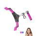 SLAH 26 Inches Folding Long Reacher Grabbers Tool Heavy Duty, Trash Picker Grabber for Kids with Rotating Jaw, Handheld Mobility Aid Pick Up Grab Tool (Pink, 66cm) 26" Kids Pink