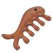 Beavorty Jade Facial Massage Comb - Wooden Fish Shape Anti-Static & Sandalwood Hair Tubing Tool - Buy Online on GoSupps.com