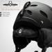 OutdoorMaster Kelvin Ski Helmet - Black Medium | Snowboard Helmet for Men, Women & Youth - Buy Online on GoSupps.com