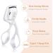 Subay Heated Eyelash Curlers - USB Rechargeable Electric Curler with Tweezer & Comb | Long Lasting 2 Heating Modes Perfect for Travel - Buy Online on GoSupps.com