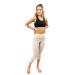 ContourMD Post-Surgical Mid Calf Compression Pant 2" Lycra Thigh Slim Style 1 XL Beige