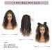 Lady Hanne Braided Twist Headband Wig | Shoulder Length T1B27 Afro Curly Synthetic Fiber Wig for Black Women - Buy Online on GoSupps.com