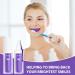 Purple Teeth Whitening Toothpaste - 2 PCs Color Correction Serum for White Teeth | HeroSmile Whitening Booster - Buy Online on GoSupps.com