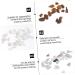 Hemoton 9pcs Tumble Chips Quartz Gem Chip Tumble Stones Mixed Gemstone Bottles Wishing Bottle Gem Bottle Ore As Shown 9PCS - Buy Online on GoSupps.com