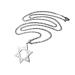 Oralgos fashionable hexagonal star chain jewelry chic stainless steel star trailer collarbone chain jewelry for fashionists shape stainless steel