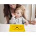 Qshare Toddler Plate - BPA-Free Silicone Placemat for Kids | Strong Suction, Dishwasher & Microwave Safe | Portable Baby Plates (3Puppy-Yellow) - Buy Online on GoSupps.com