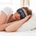 Buy New York City Night Printed Soft Eye Mask | Zero Eye Pressure Travel Blackout Eye Mask for Better Sleep - Buy Online on GoSupps.com