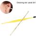 Ear Cleaner Set Durable Easy To Carry Spring Ear Spoon Set for Home(yellow) - Buy Online on GoSupps.com