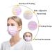 EBAT Pink Disposable Face Masks 3-Ply Non-Woven High Filtration 50 Pcs - Hygiene Protection for Women - Buy Online on GoSupps.com