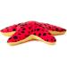 Zappi Co 100% Recycled Plush Red & Black Starfish Toy - 17cm Stuffed Eco-Friendly Soft Toy for Newborns - Buy Online on GoSupps.com