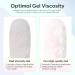 Modelones Pearl Gel Nail Polish 15ML Pearl White Gel Polish Shimmer Mermaid Iridescent Pearlescent Nail Polish Soak Off U V LED Spring Gel Polish Swirl Shell Thread Effect DIY Manicure Gifts - Buy Online on GoSupps.com