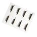 FOMIYES 4 pairs Lashes Tool Supplies Tape Eyeliner Shiny Waterproof Natural Strip Adhesive Face Eyelid with 4x1.5cm Gloden
