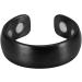 MagnetRX Magnetic Therapy Pain Ring - Stainless Steel Arthritis Ring for Men | Black Size 8 - Buy Online on GoSupps.com