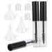 VINTORKY 1 Set Mascara Tube Funnel Empty Eyeliner Tube Eyelash Wand Tube Clear Eyelash Mascara Black Plastic