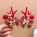 Evlry Bow Christmas Hair Clips Red Star Hair Barrettes Bells Christmas Hair Accessories Festival Hair Decor for Kids Adults (Red) (Red 2) - Buy Online on GoSupps.com