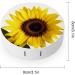 Flower Sunflower Print Contact Lens Case - Travel Box for Lens Care | Durable Plastic Case - Buy Online on GoSupps.com