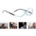 Buy Light Blue Foldable Makeup Reading Glasses +3.0 for Women - Stylish Visual Aid for Presbyopia - Buy Online on GoSupps.com