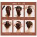 4 PCS Hair Magic Bun Maker Foam Sponge | Strong, Flexible & Reusable Bun Twister | Perfect for Updo's, Ballet Buns, French Twist & Waves | Hair Accessories - Buy Online on GoSupps.com