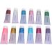 Body Glitter Gel - 12 Colors Holographic Sparkling Cosmetic Powder for Face Eyes Lips & Nails | Perfect for Festivals & Halloween - Buy Online on GoSupps.com