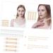 TEHAUX 4pcs Neck Lift Stickers Neck Tape Miss Tighten The Belt 20.5x4cm As Shown - Buy Online on GoSupps.com