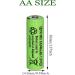 16 Packs 1.2V AA 300mAh Ni-MH Rechargeable Solar Batteries for Outdoor Lights - Ideal for String & Pathway Lighting - Buy Online on GoSupps.com