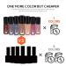 Modelones Gel Nail Polish Set - 7 Colors Nude Pink Brown Gray Kit | Salon-Quality Soak Off Polish with LED Lamp | Classic Modern Manicure Gift Kit - Buy Online on GoSupps.com