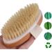 YingRen Bath Body Brush Set for Exfoliating Dry Skin - Lymphatic Drainage Massage + Natural Loofah Brush - White - Buy Online on GoSupps.com