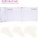 DEWIN Nail Display Book Nail Varnish Nail Swatches Nail Color Display Chart Book Nail Polish Gel Color Display Card Nail Art Showing Board (Stripes) - Buy Online on GoSupps.com