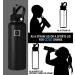 Iron Flask Flex Straw Lid for Wide Mouth Insulated Sports Water Bottles - BPA Free, 2 Lids, 4 Straws, 2 Cleaning Brushes (Black) - Buy Online on GoSupps.com
