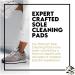Shoe Clinic Unisex's Sole Cleaning Pads White S - Buy Online on GoSupps.com