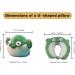 JOYRAVO 2-in-1 Travel Pillow for Kids - Green Fish Plushie Converts to U-Shaped Neck Pillow for Ultimate Comfort on Airplane, Car, Train & Bus Trips - Buy Online on GoSupps.com