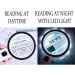 30X High Power Magnifying Glass with Light - Ideal for Seniors, Reading, Stamps, Maps, and Macular Degeneration - Buy Online on GoSupps.com