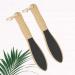 Exceart 2-Piece Foot Care Pedicure Kit - Natural Wooden Handle Double-Sided Rasp & Skin Scraper for Soft Feet - Buy Online on GoSupps.com