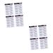 FOMIYES 8 pcs eyebrow stickers makeup false eyebrows cosmetics 6D Hair-Like Eyebrows Stickers 4d